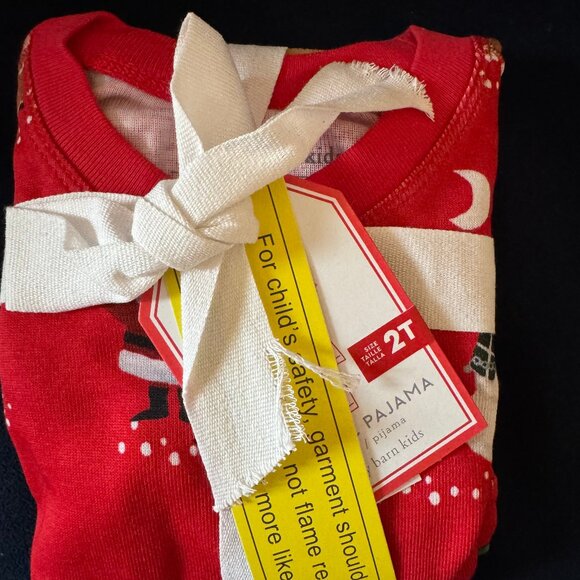 NEW w tags- Pottery Barn Kids- Rudolph xmas Pjs- 2T - Picture 2 of 3